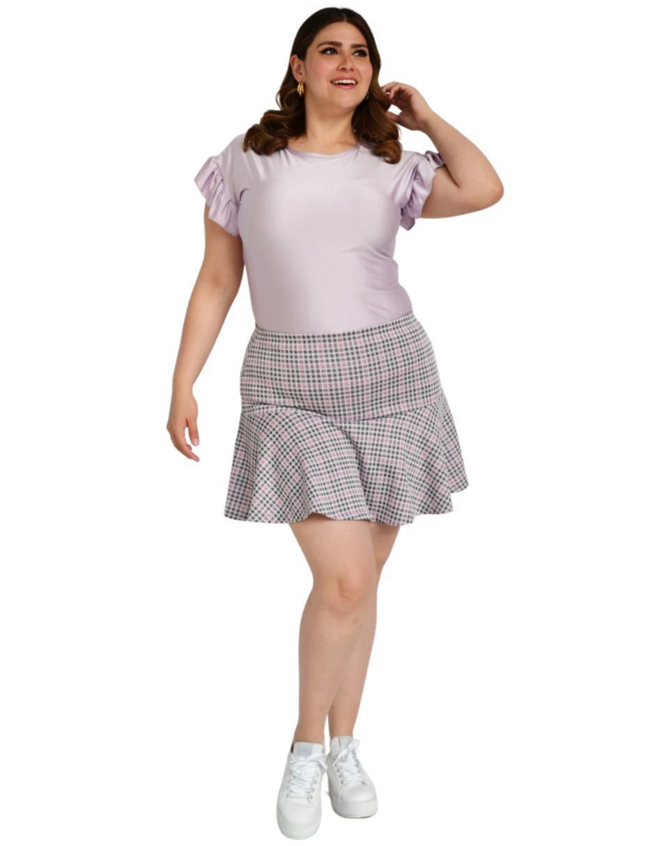 Falda mini a la cintura 6