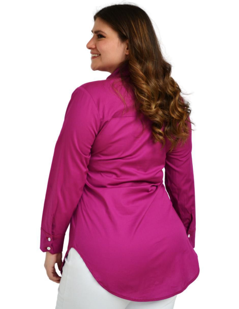 Blusa camisera manga larga para mujer 3