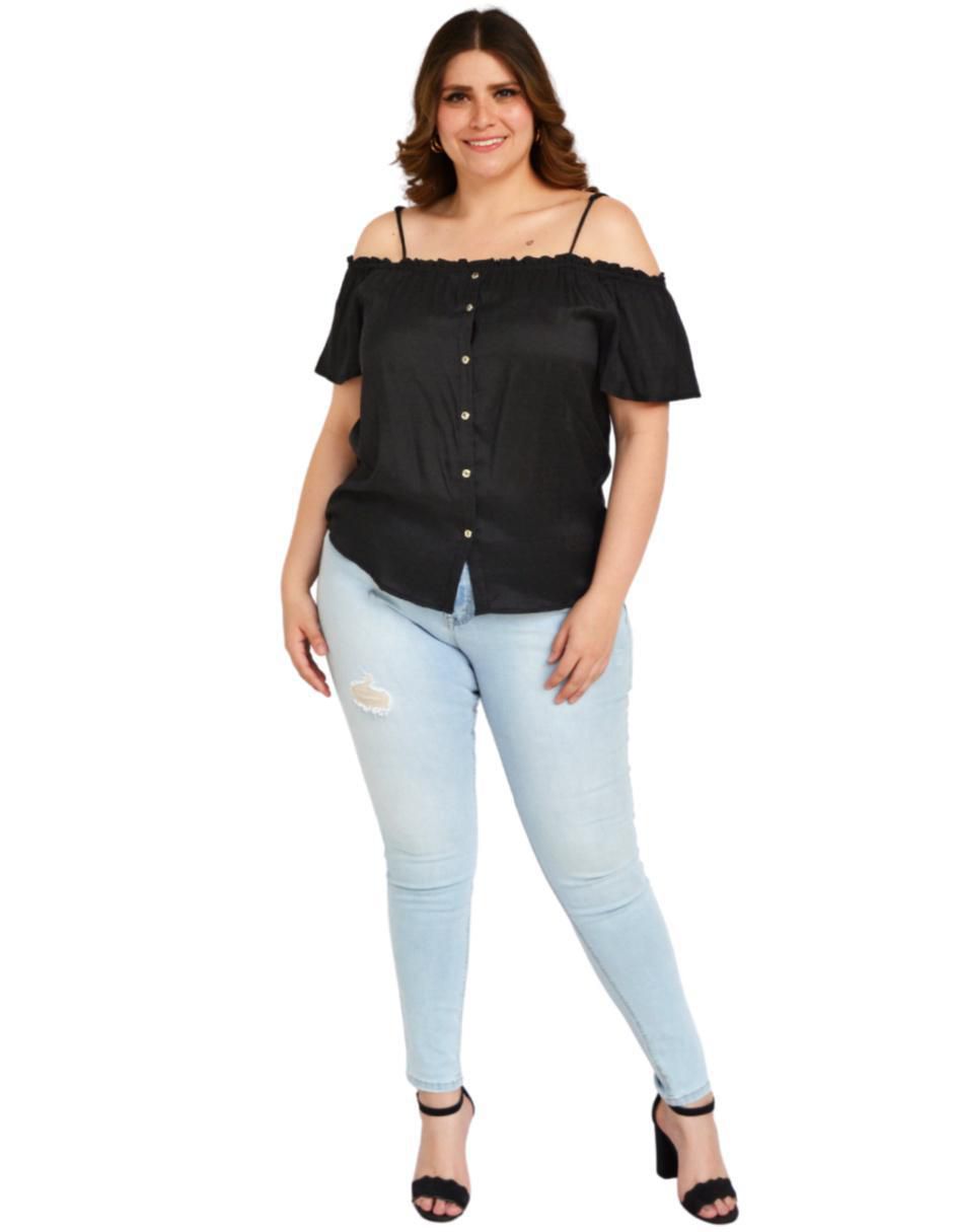 Blusa manga corta para mujer 5