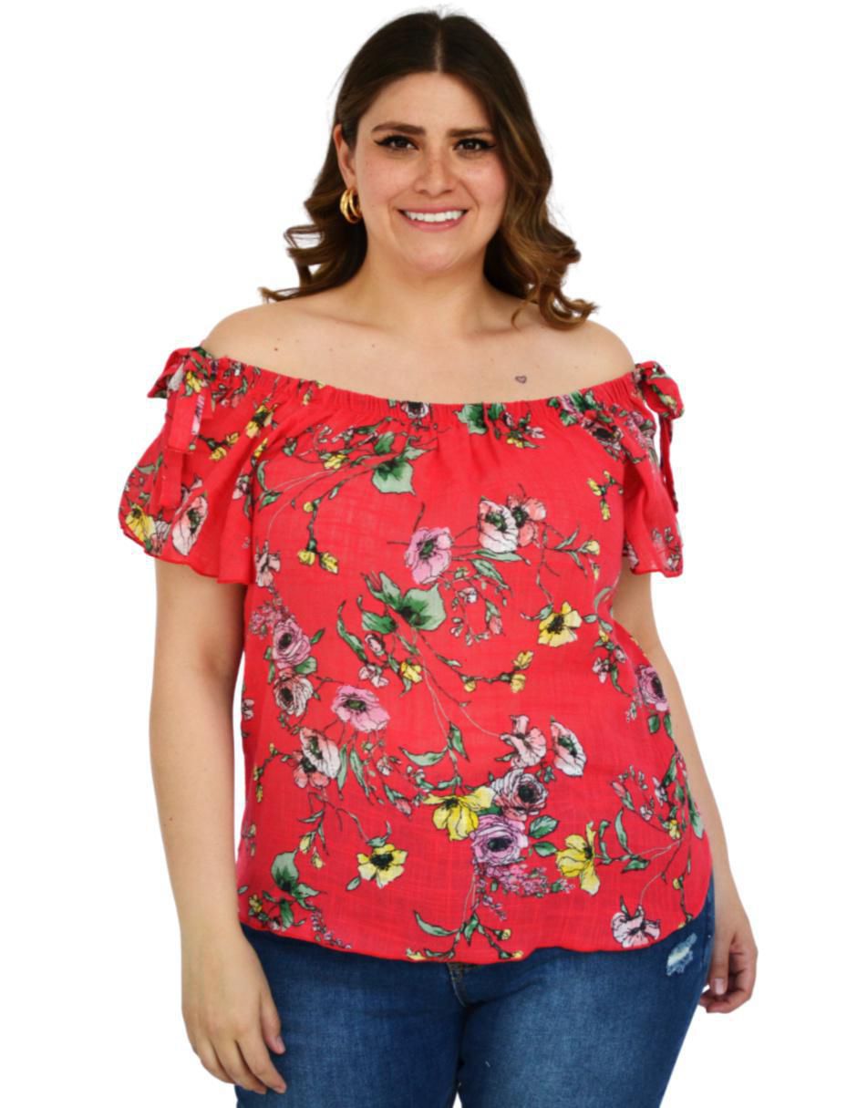 Blusa manga corta para mujer