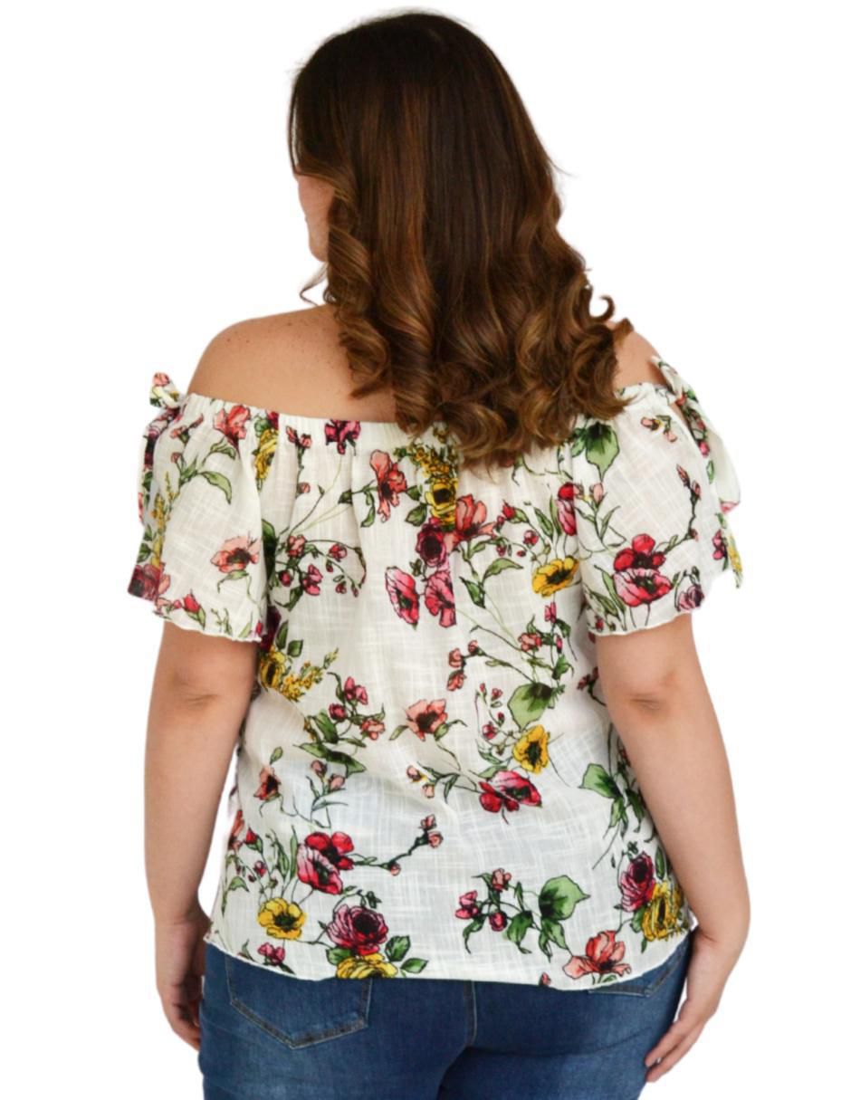 Blusa manga corta para mujer 3