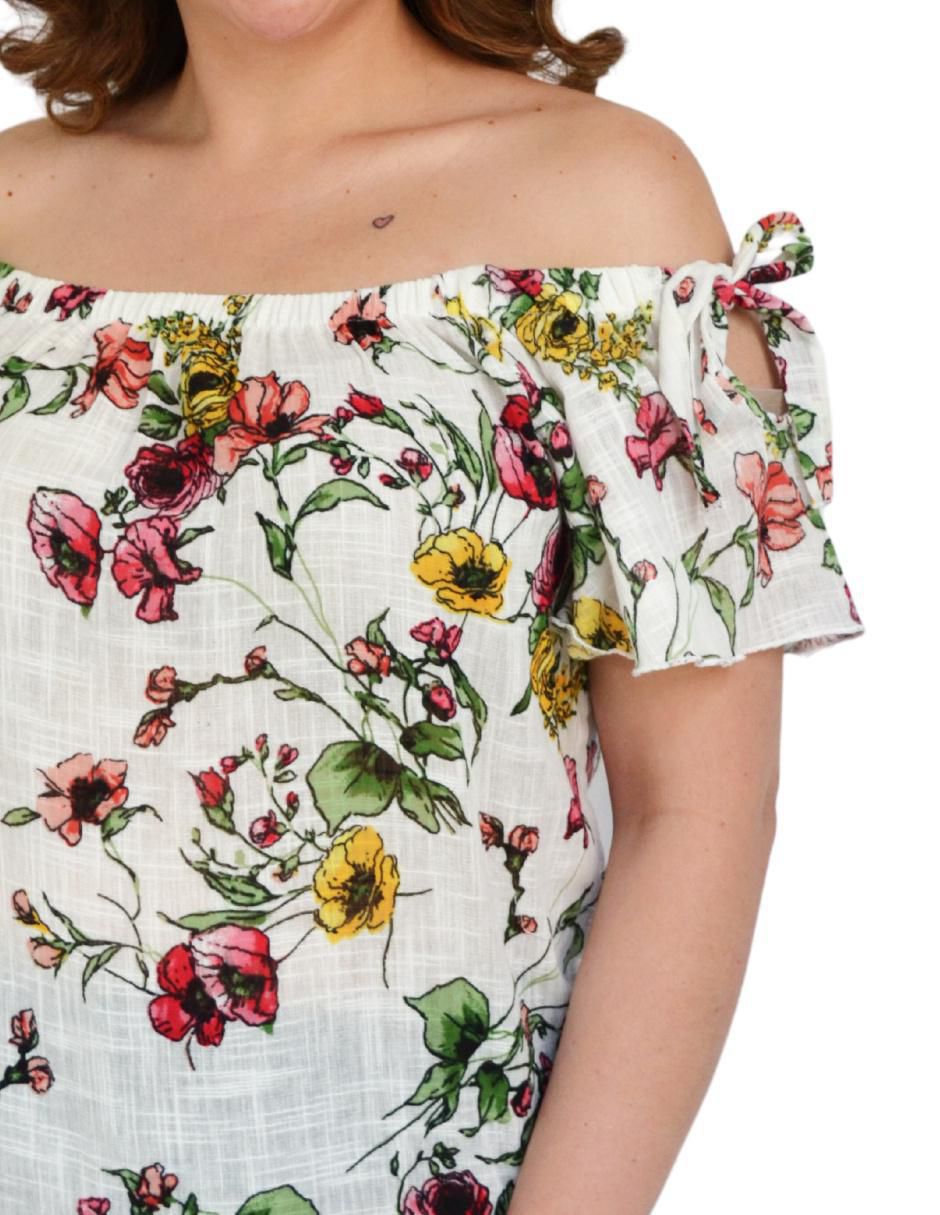 Blusa manga corta para mujer 4