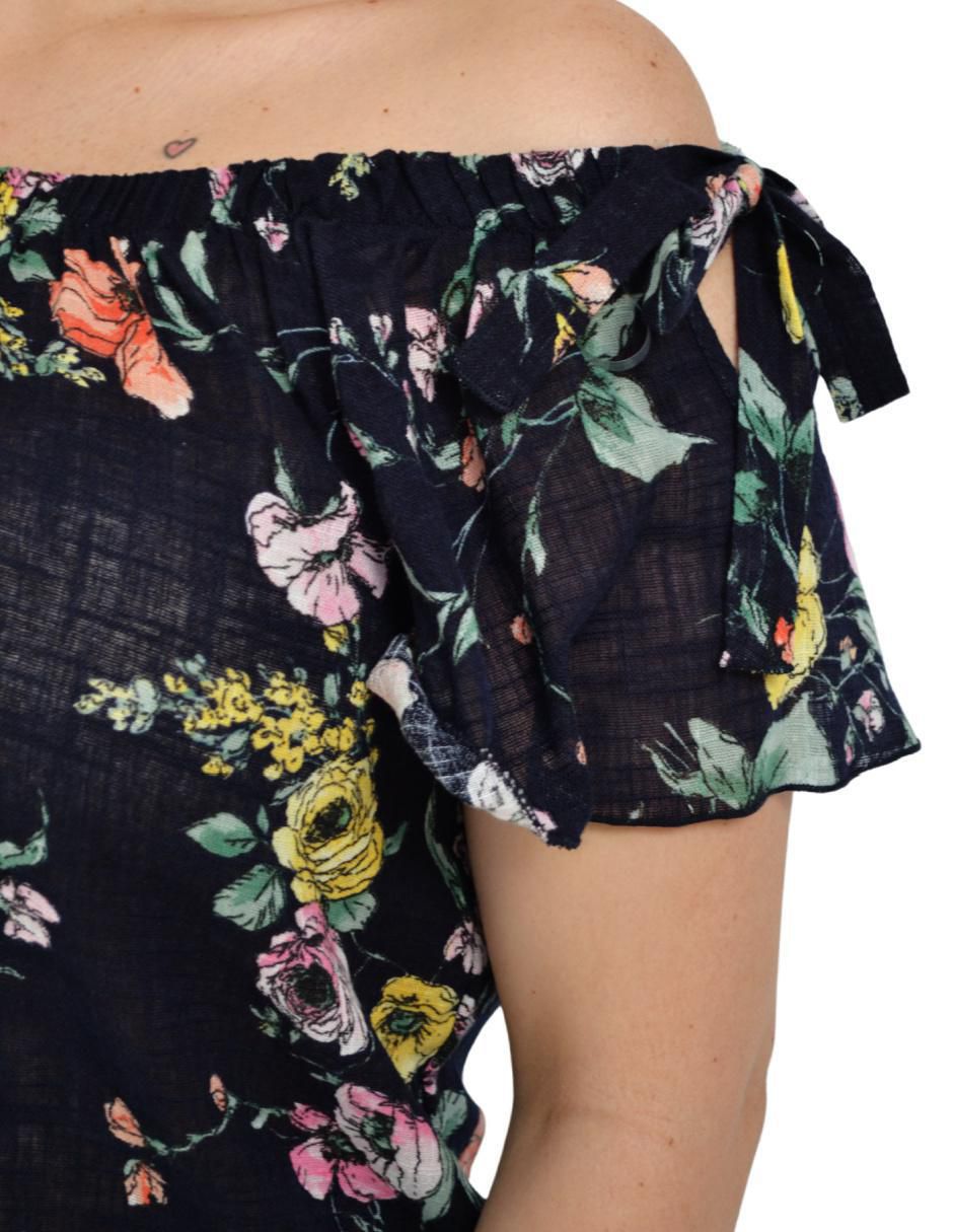 Blusa manga corta para mujer 4