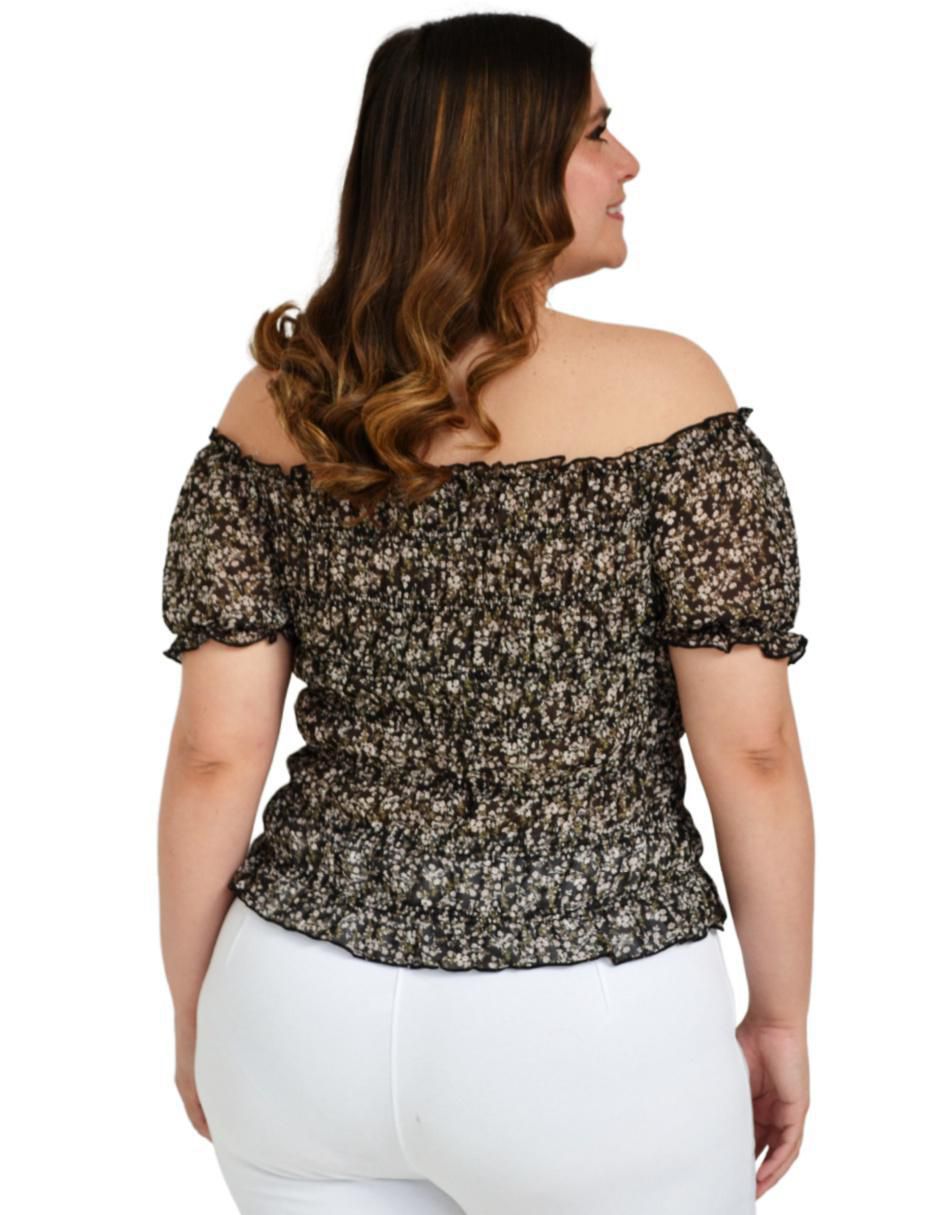 Blusa manga corta para mujer 3