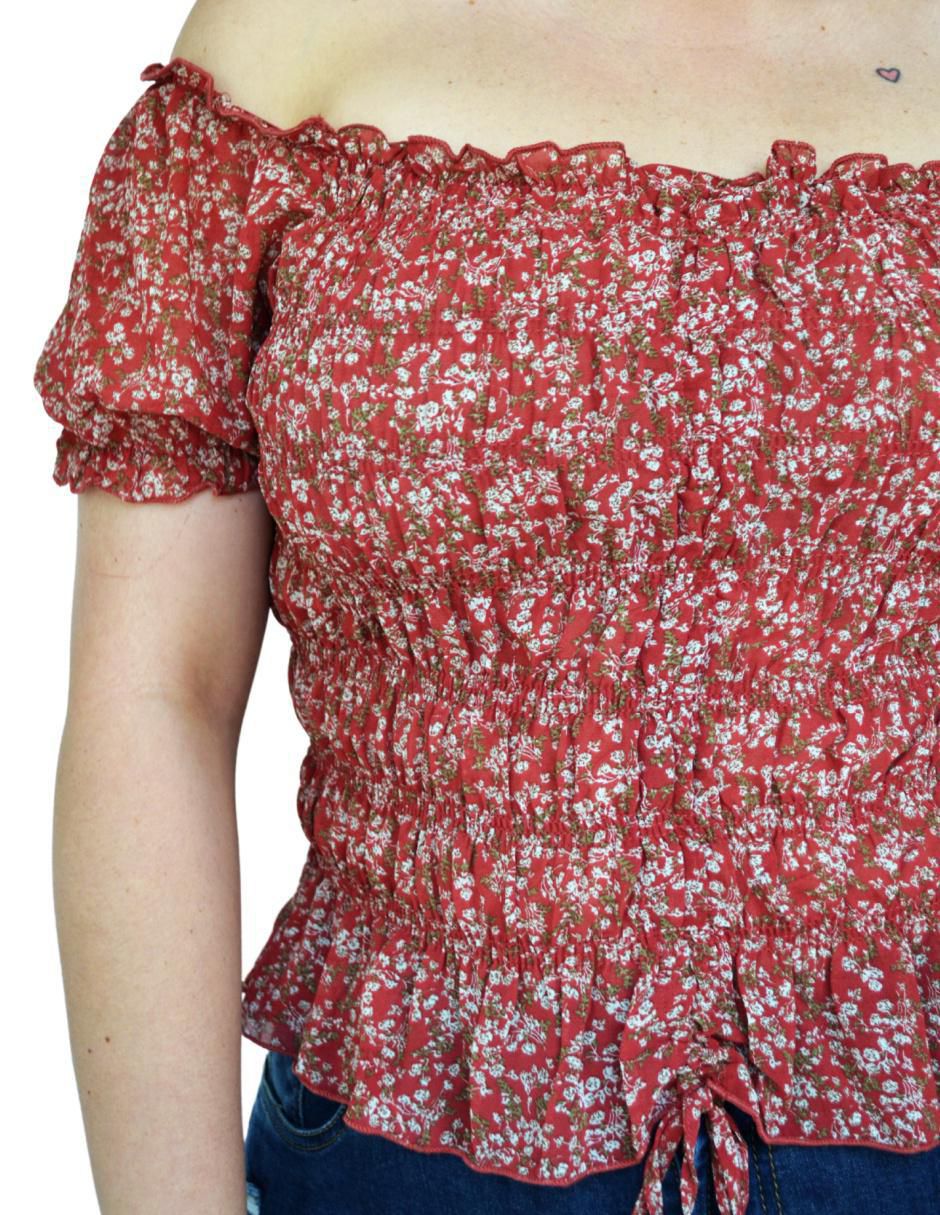 Blusa manga corta para mujer 4