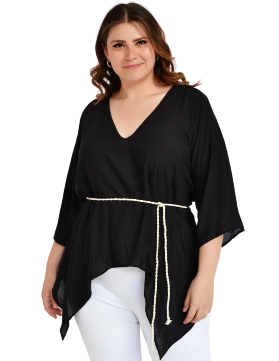 Blusa manga 3/4 para mujer