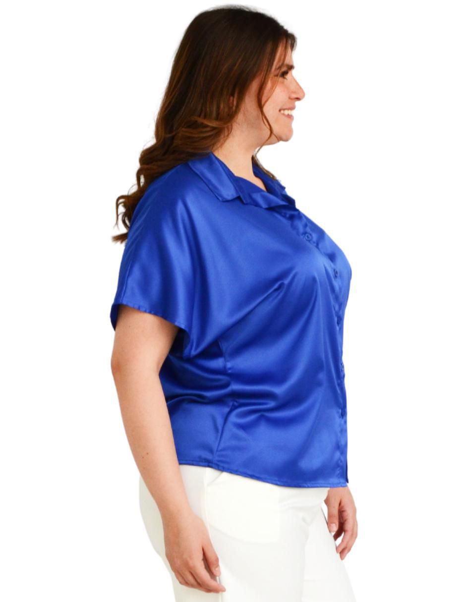 Blusa camisera manga corta para mujer 2