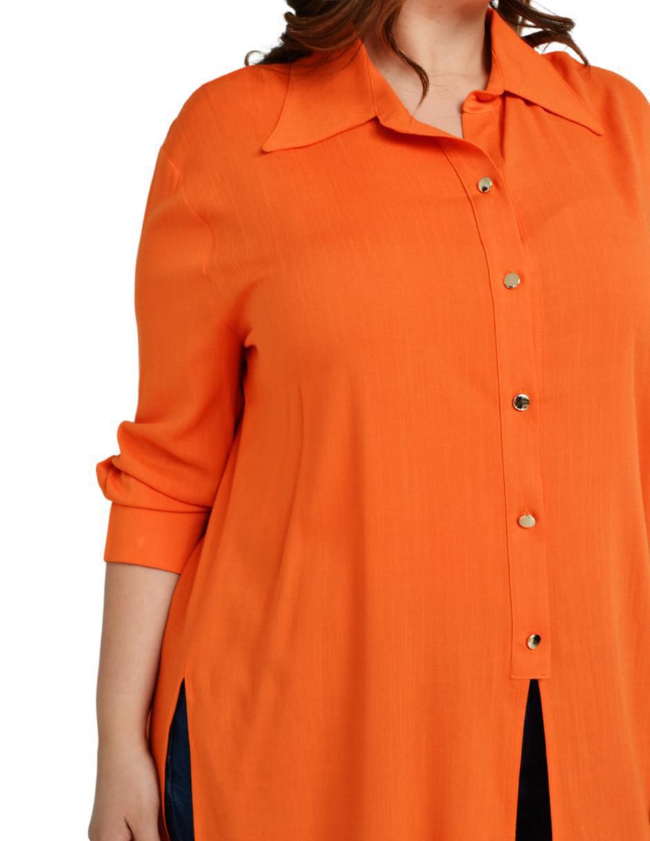 Blusa camisera manga 3/4 para mujer 4