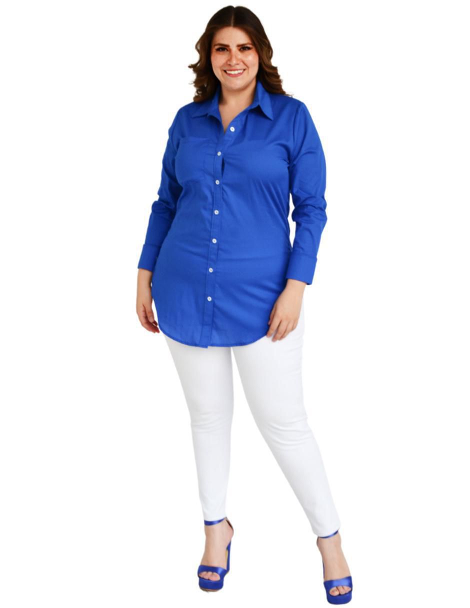 Blusa camisera manga larga para mujer 3