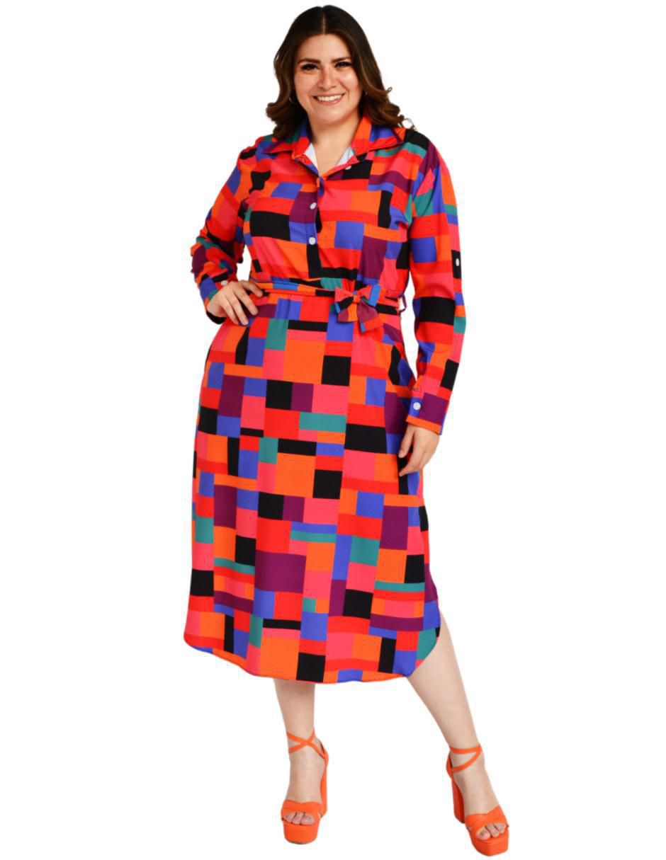 Vestido midi casual para mujer Vestido midi casual para mujer