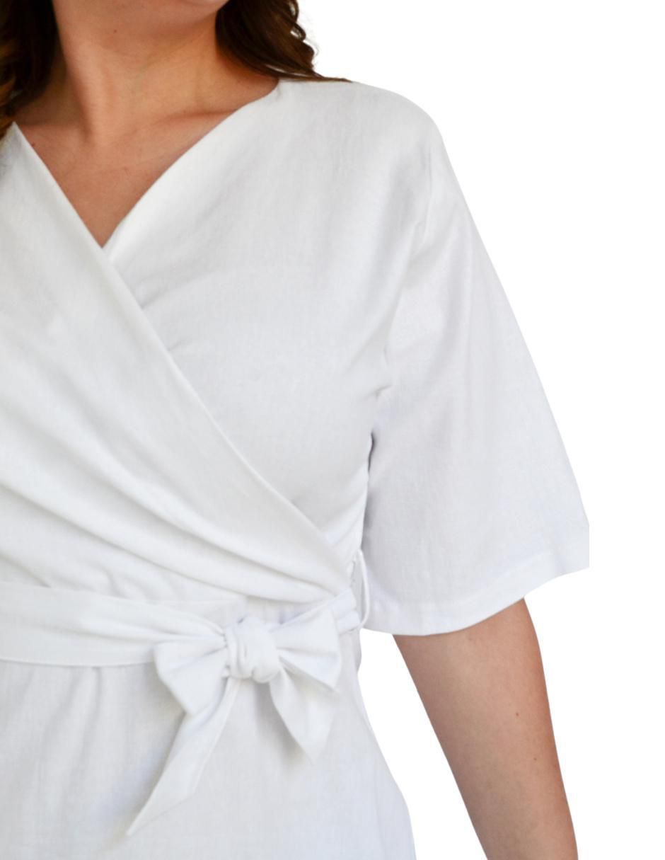 Vestido a la rodilla casual para mujer 4