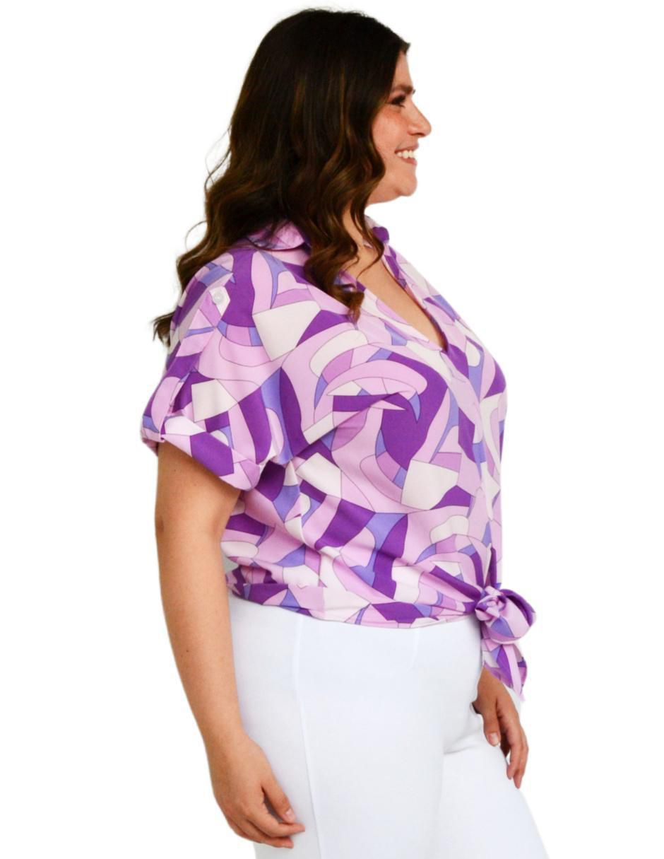 Blusa manga corta para mujer 2