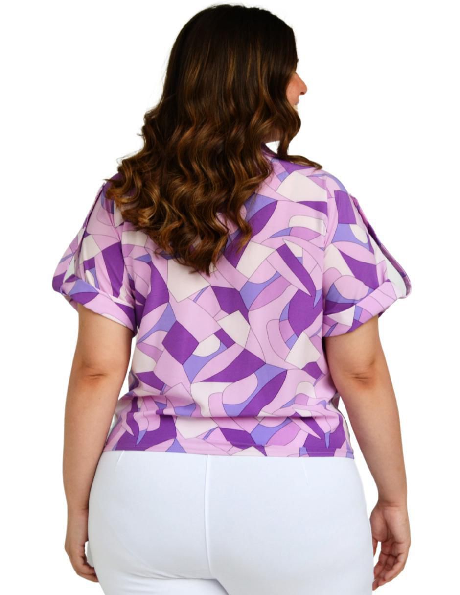 Blusa manga corta para mujer 3