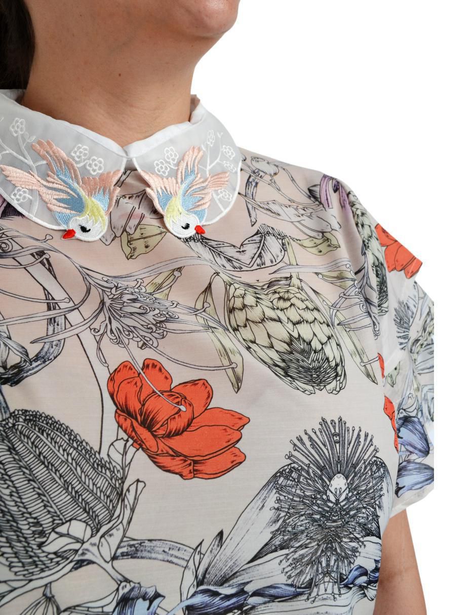 Blusa manga corta para mujer 4