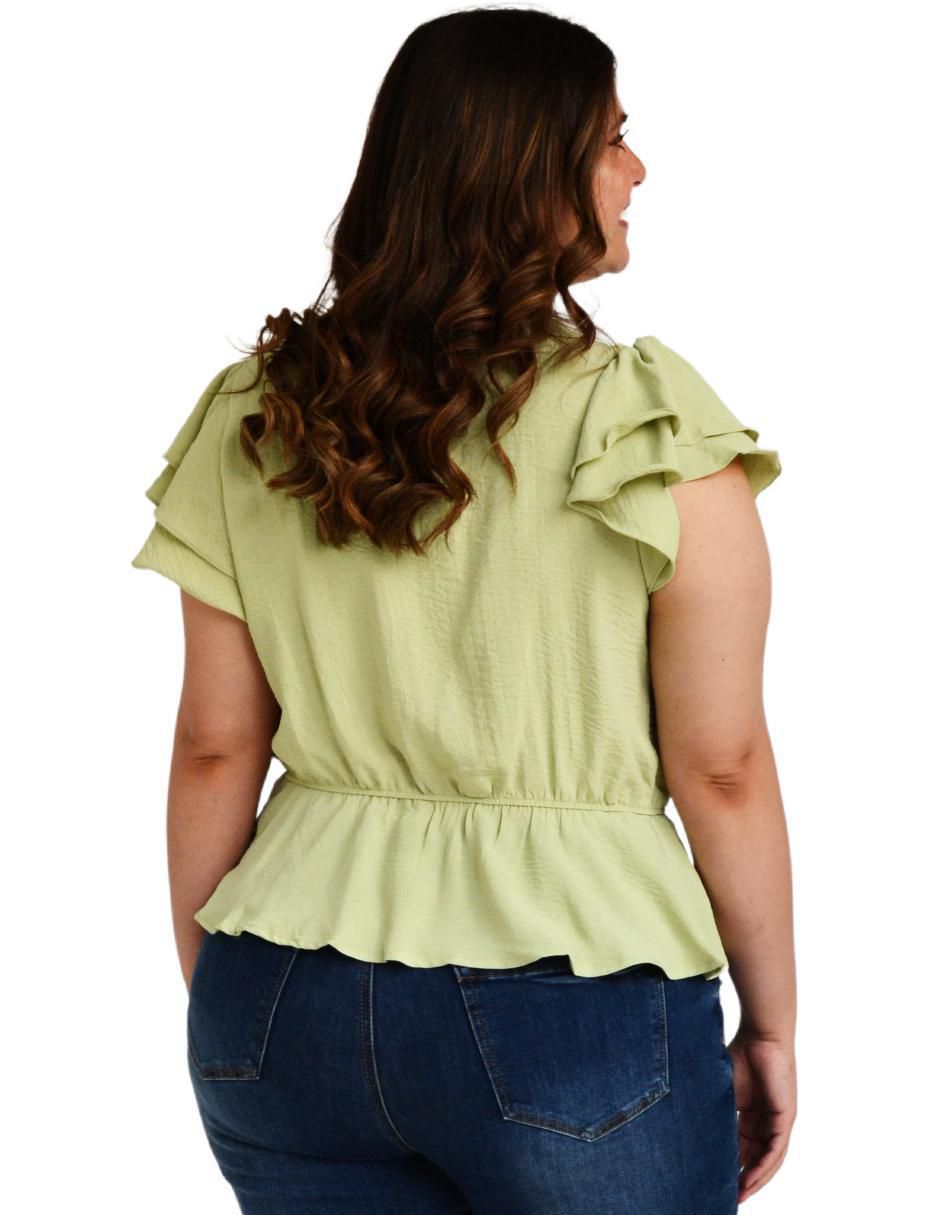 Blusa manga corta para mujer 3