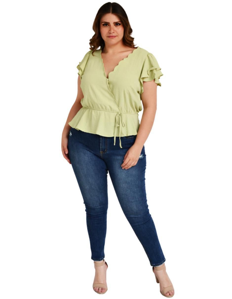Blusa manga corta para mujer 5