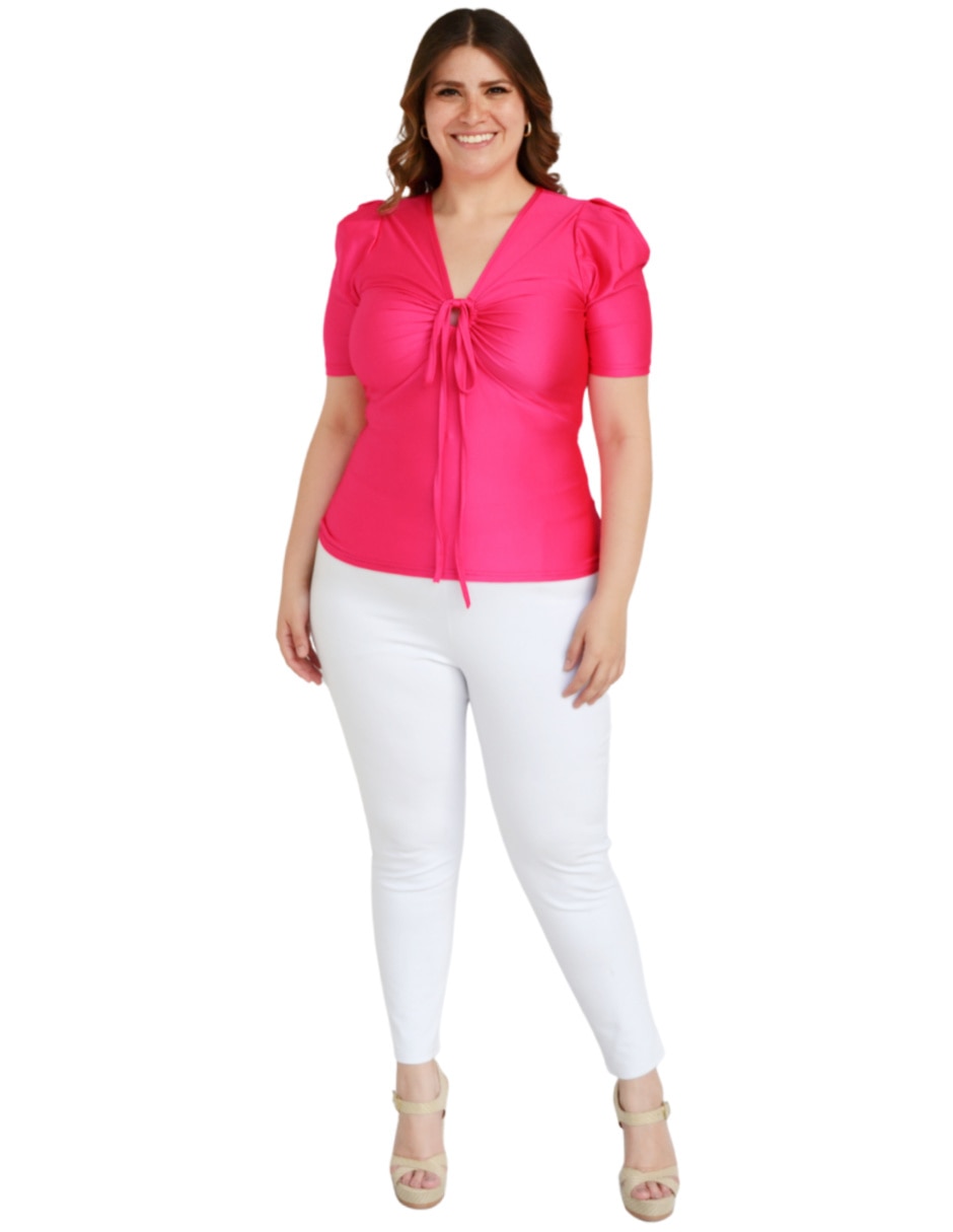 Blusa manga corta para mujer 5