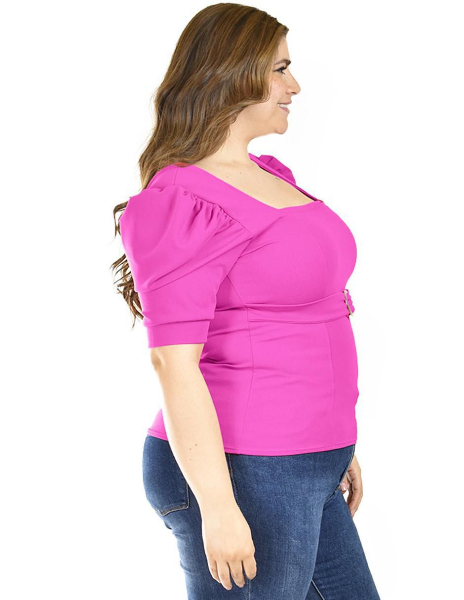 Blusa manga corta para mujer 2