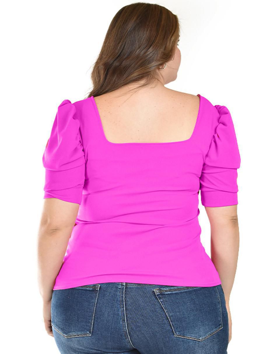 Blusa manga corta para mujer 3