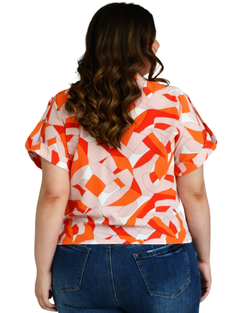 Blusa manga corta para mujer 3