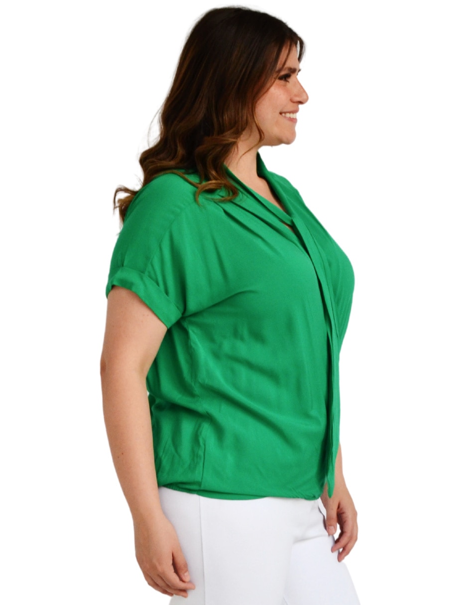 Blusa manga corta para mujer 2