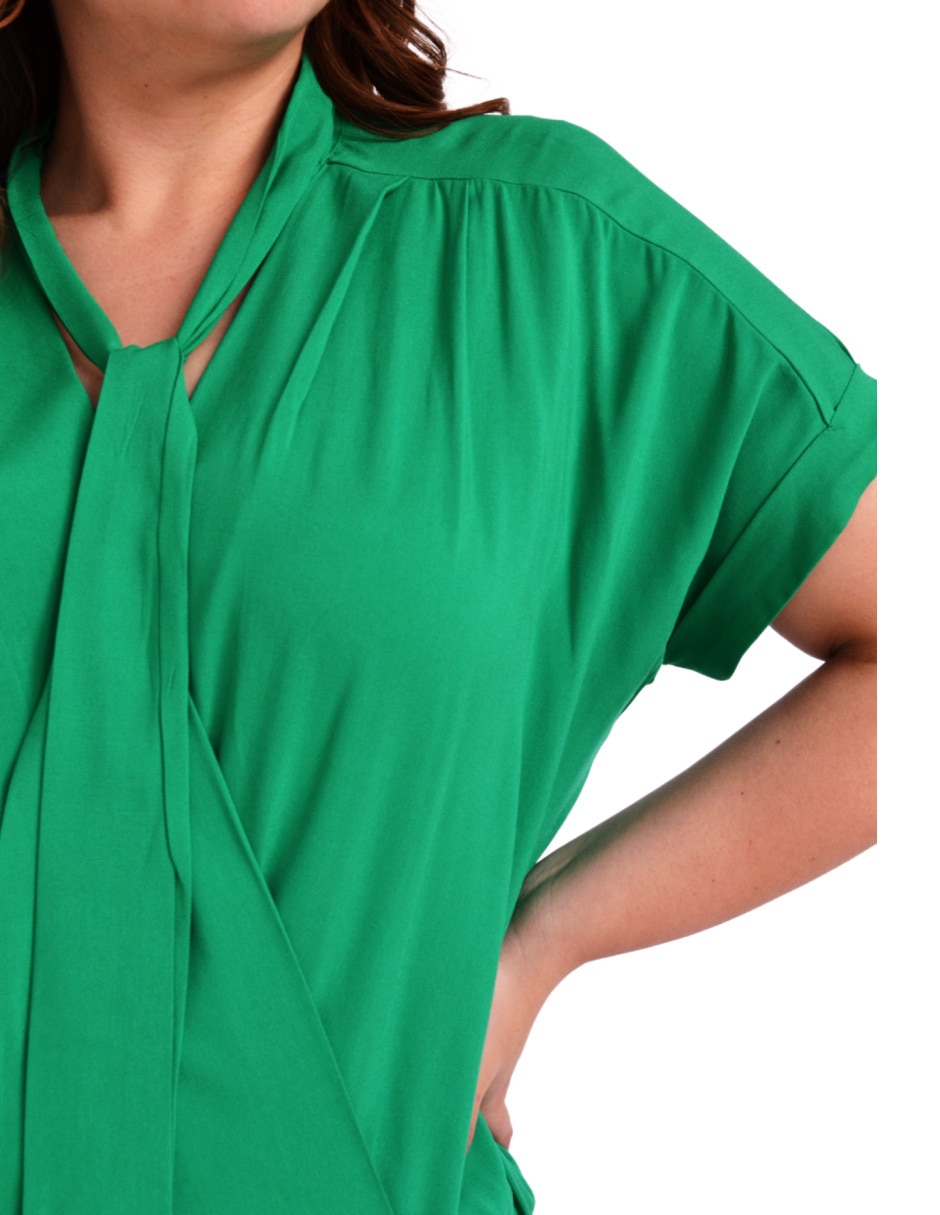 Blusa manga corta para mujer 4
