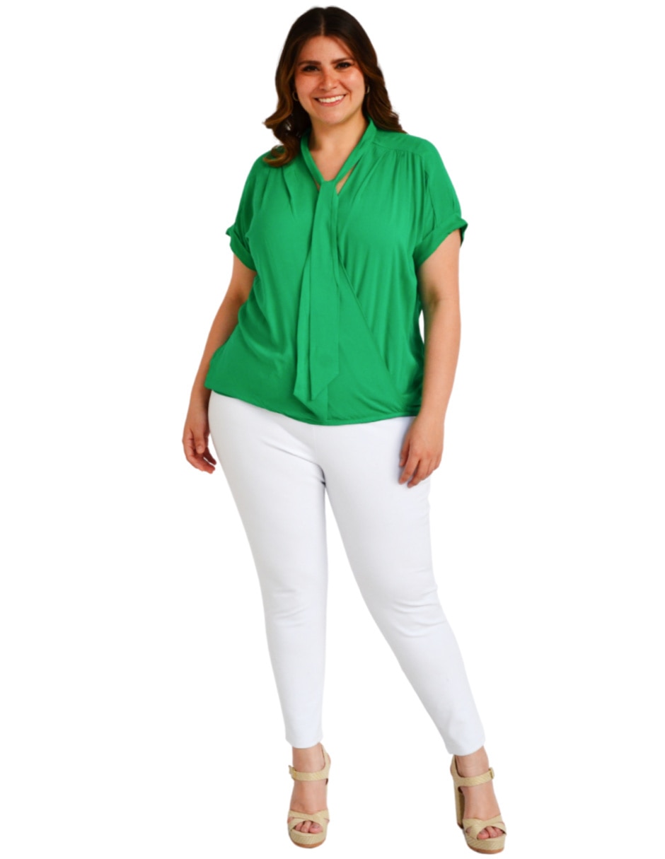 Blusa manga corta para mujer 5