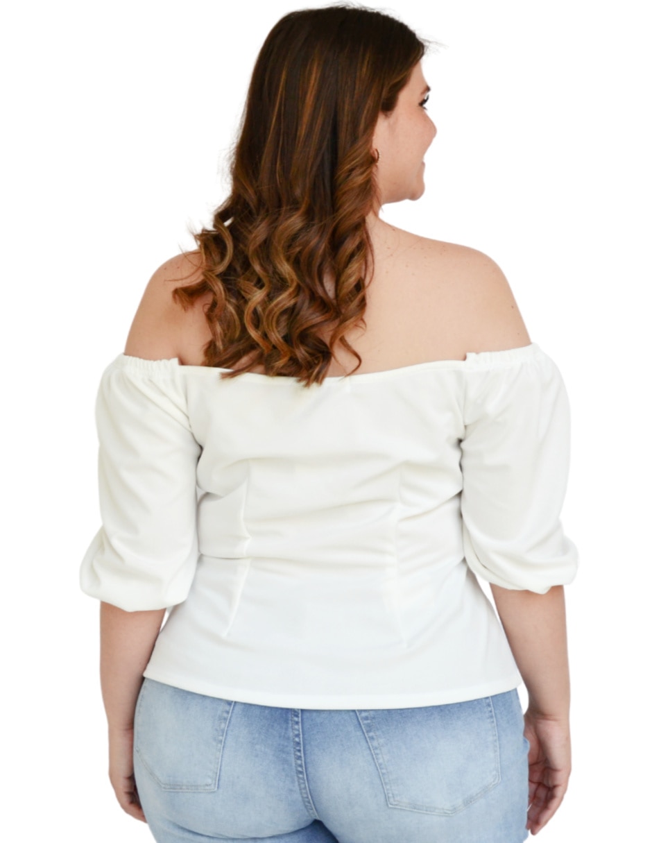 Blusa manga corta para mujer 3