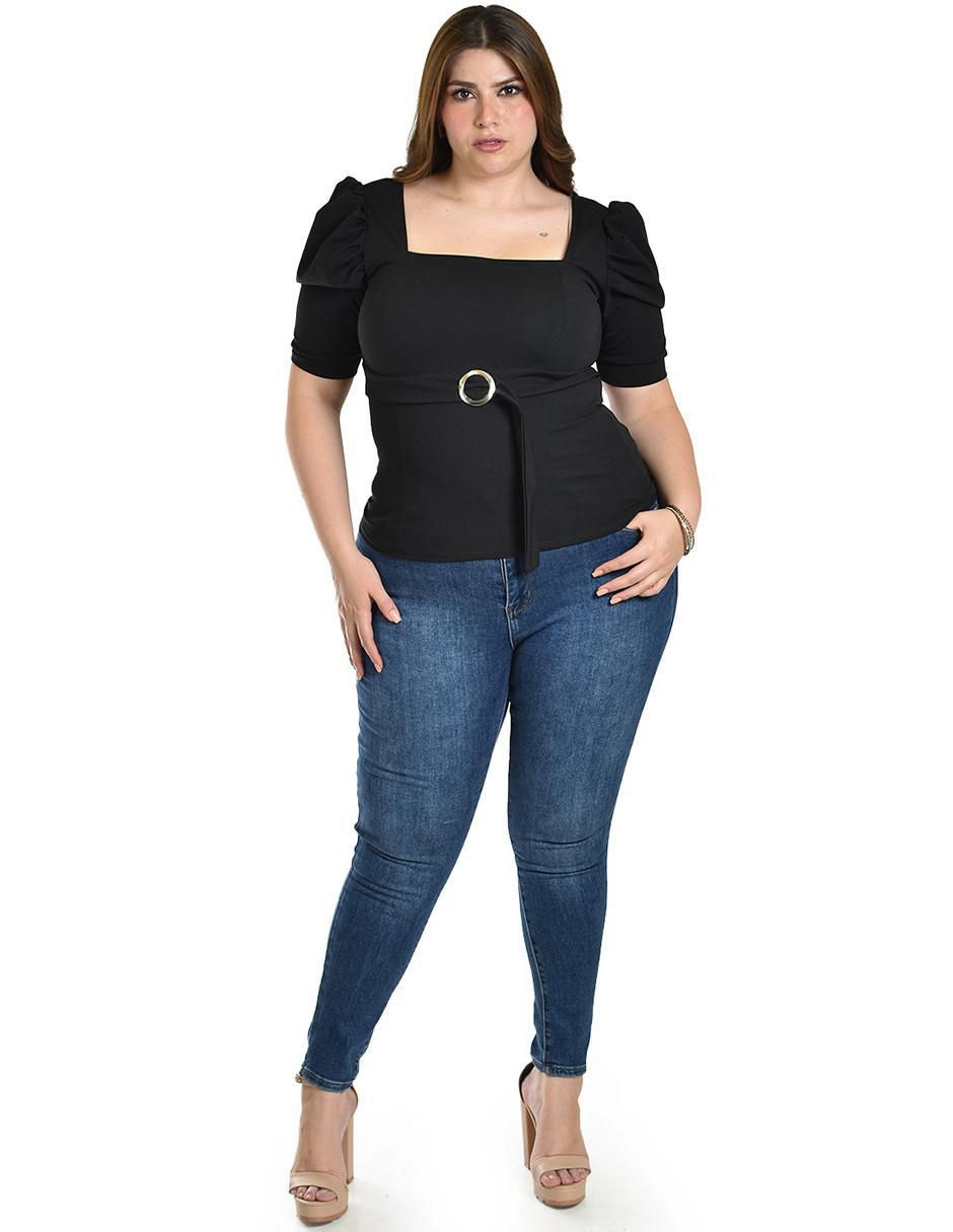 Blusa manga corta para mujer 4
