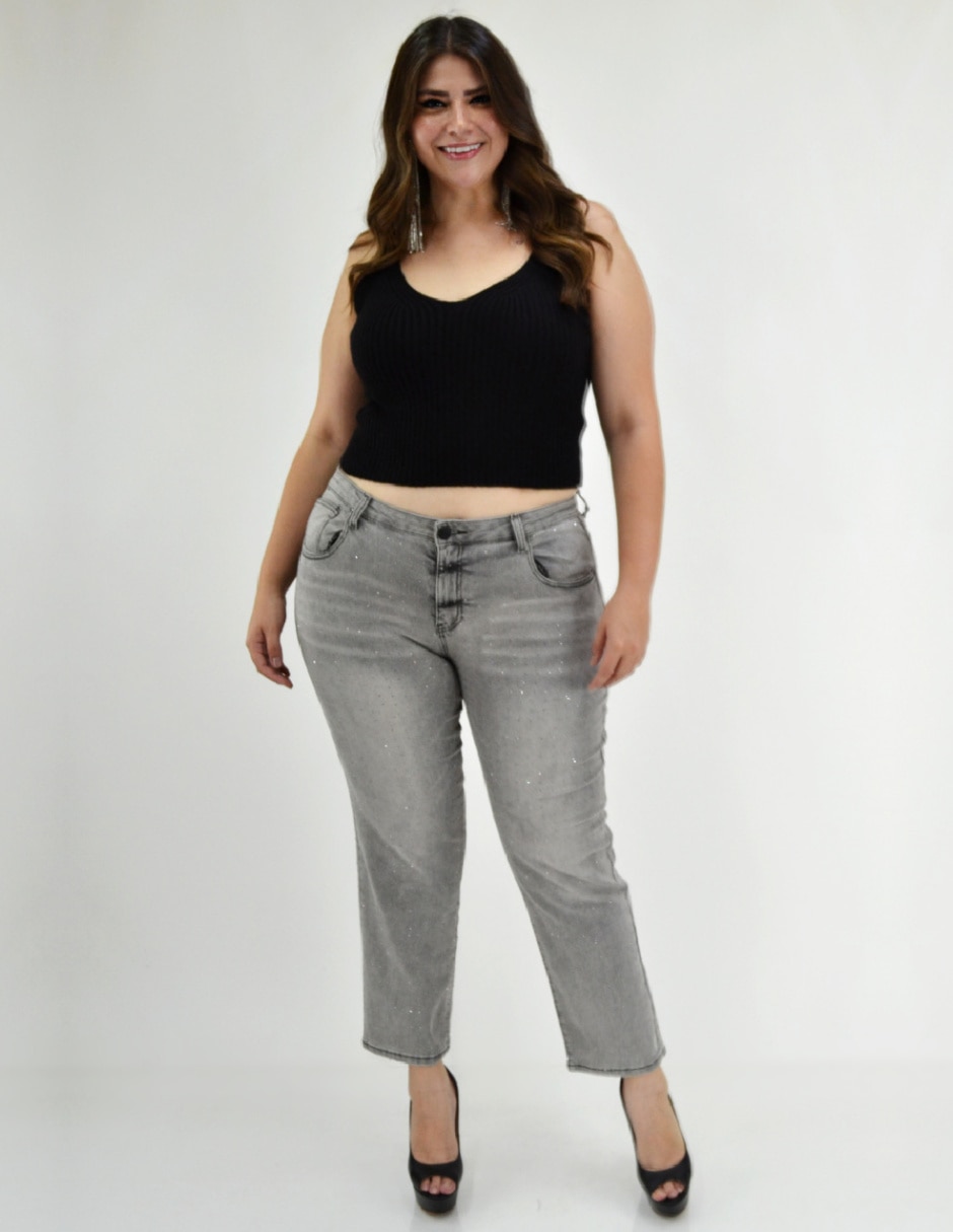 Jeans relaxed mom para mujer 5