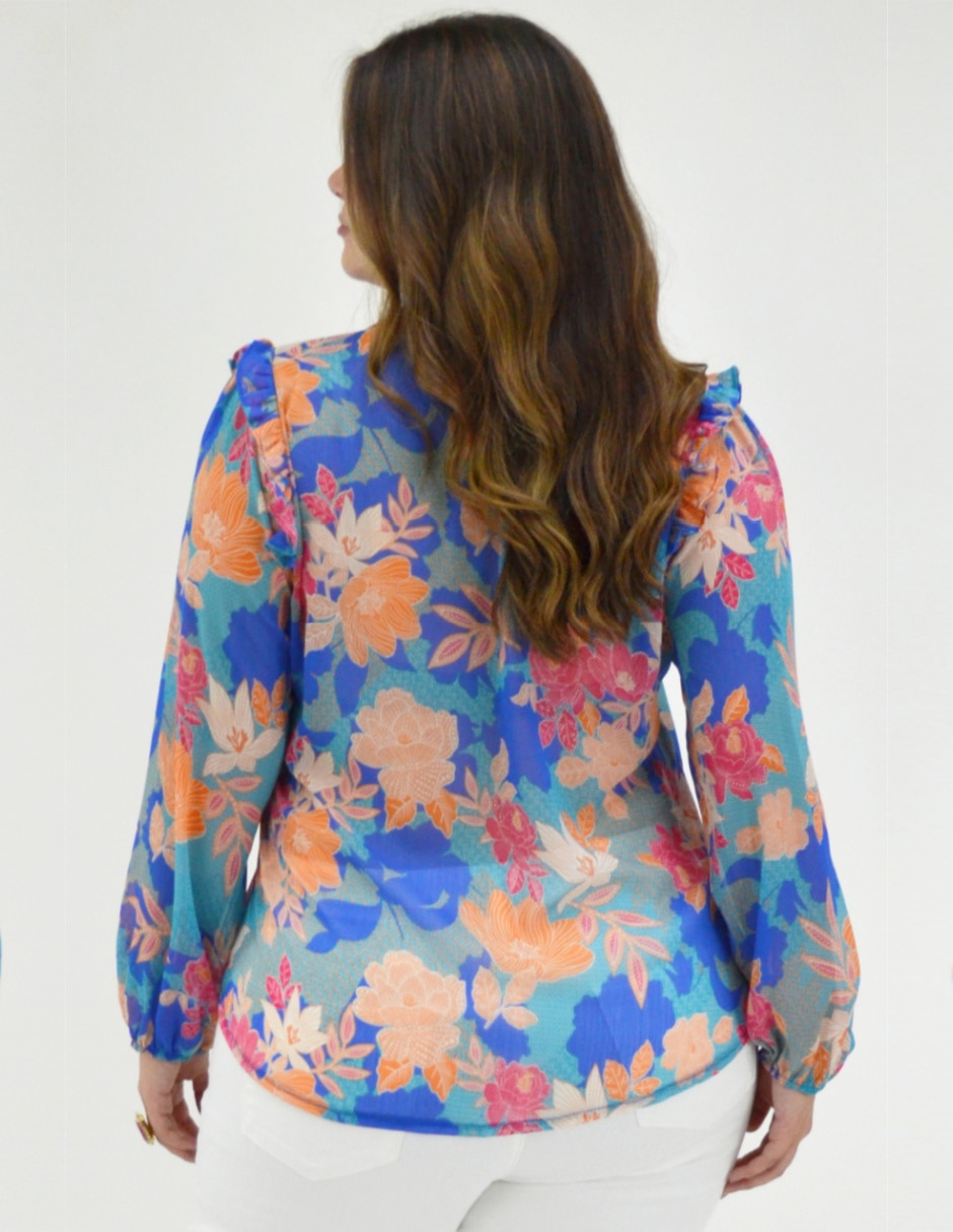 Blusa manga larga para mujer 3