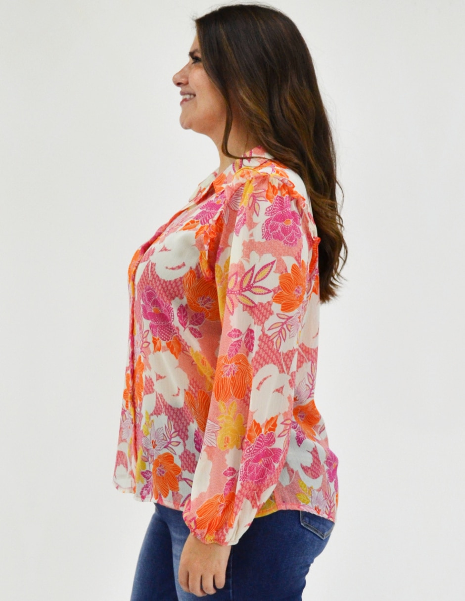 Blusa manga larga para mujer 2
