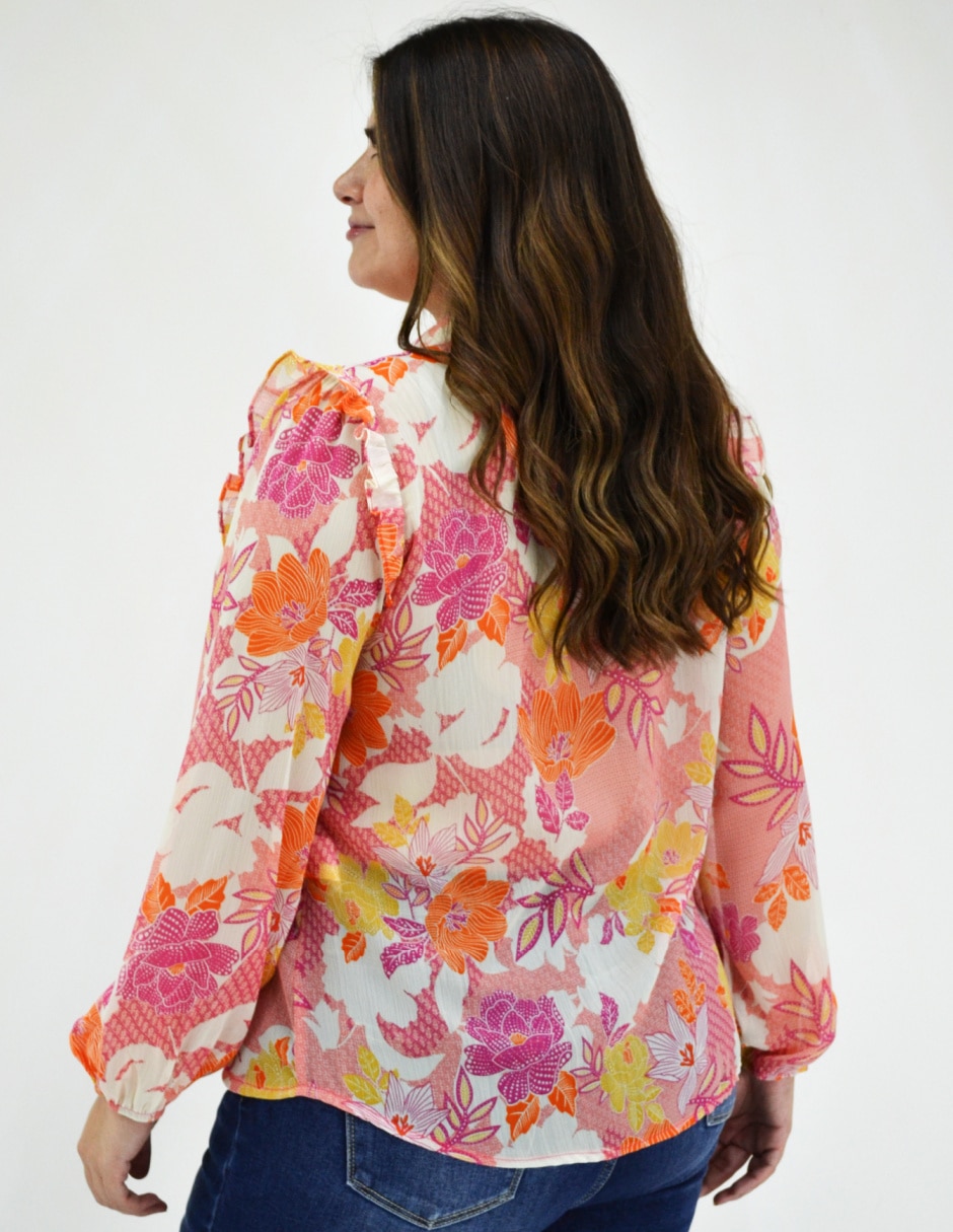 Blusa manga larga para mujer 3