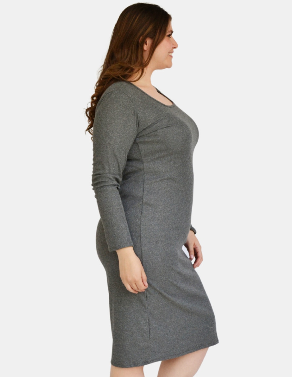 Vestido arriba de la rodilla casual para mujer 2