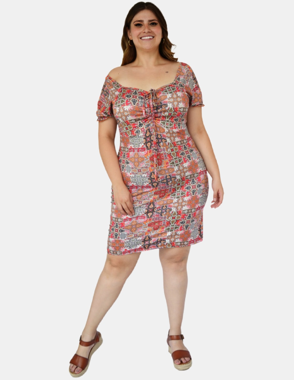 Vestido arriba de la rodilla casual para mujer 5