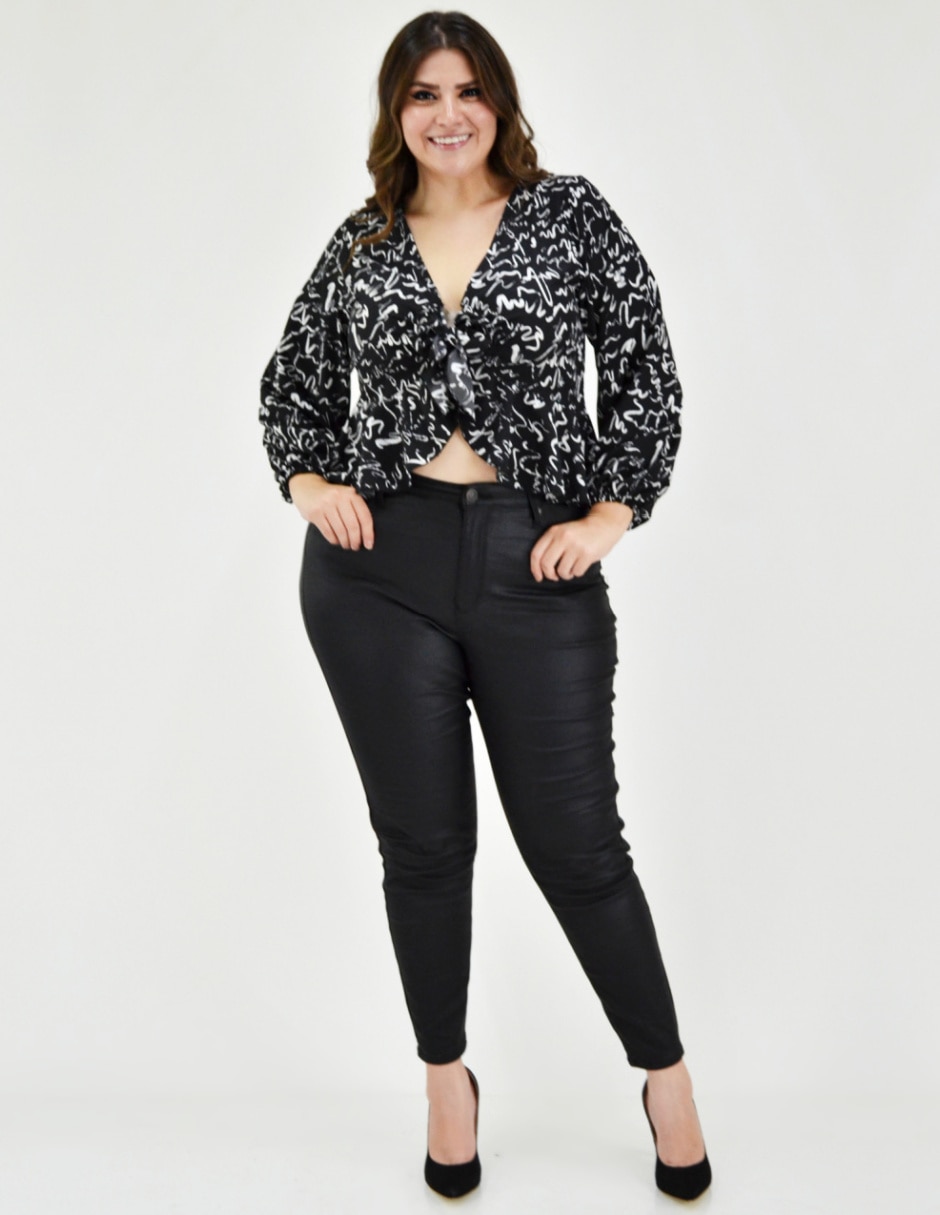 Blusa manga larga para mujer 5