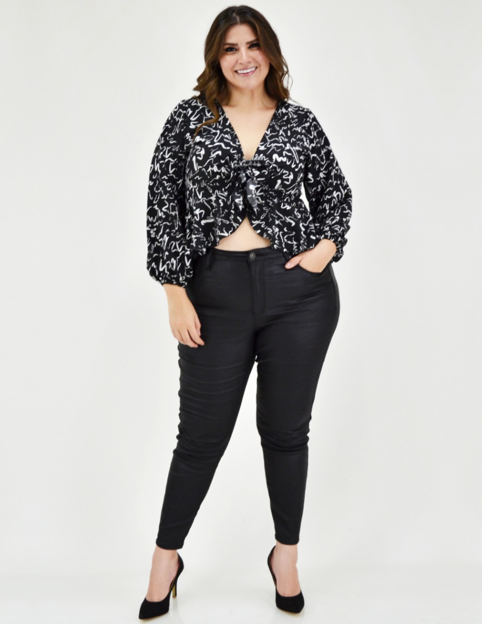 Blusa manga larga para mujer 6