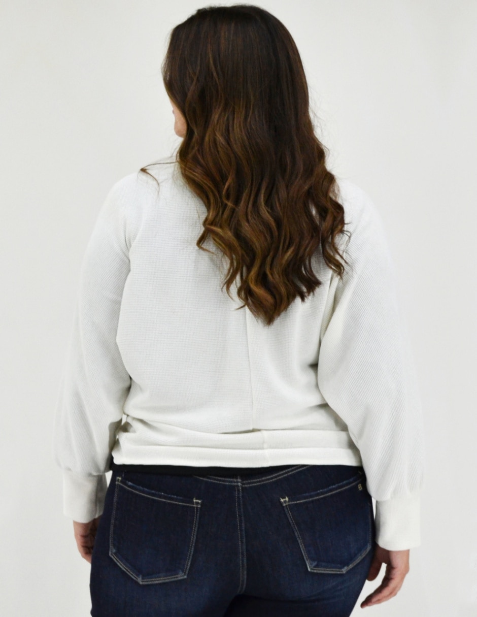 Suéter cuello simulado para mujer 3