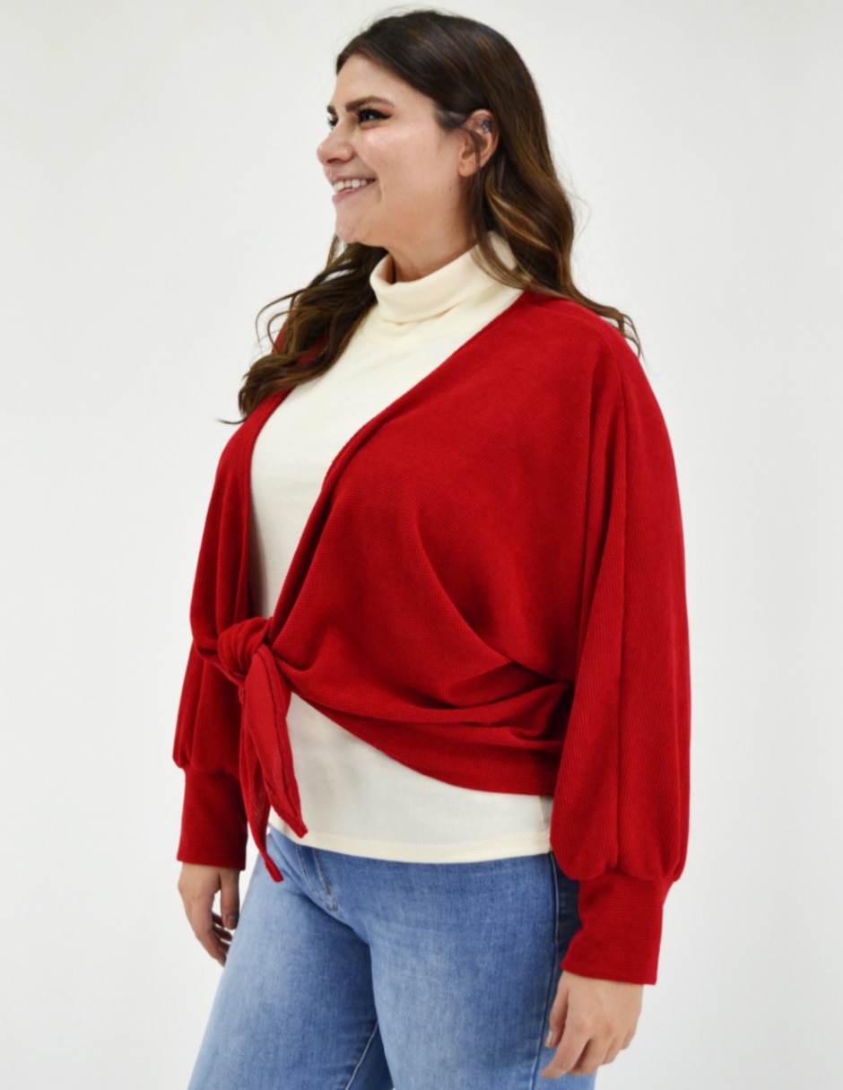 Suéter cuello simulado para mujer 2