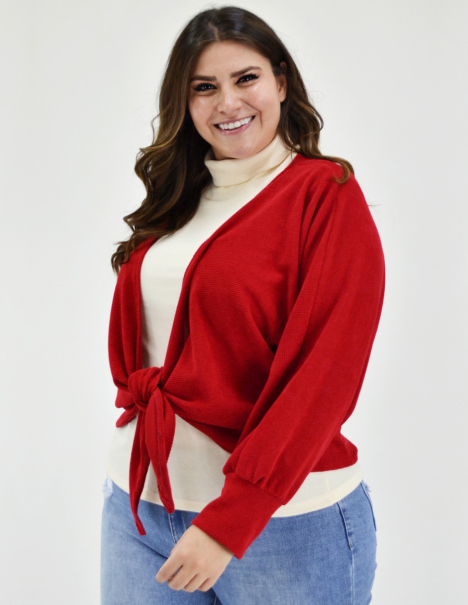 Suéter cuello simulado para mujer 5