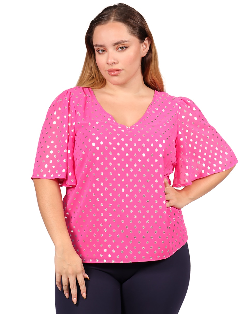 Blusa manga corta para mujer 1