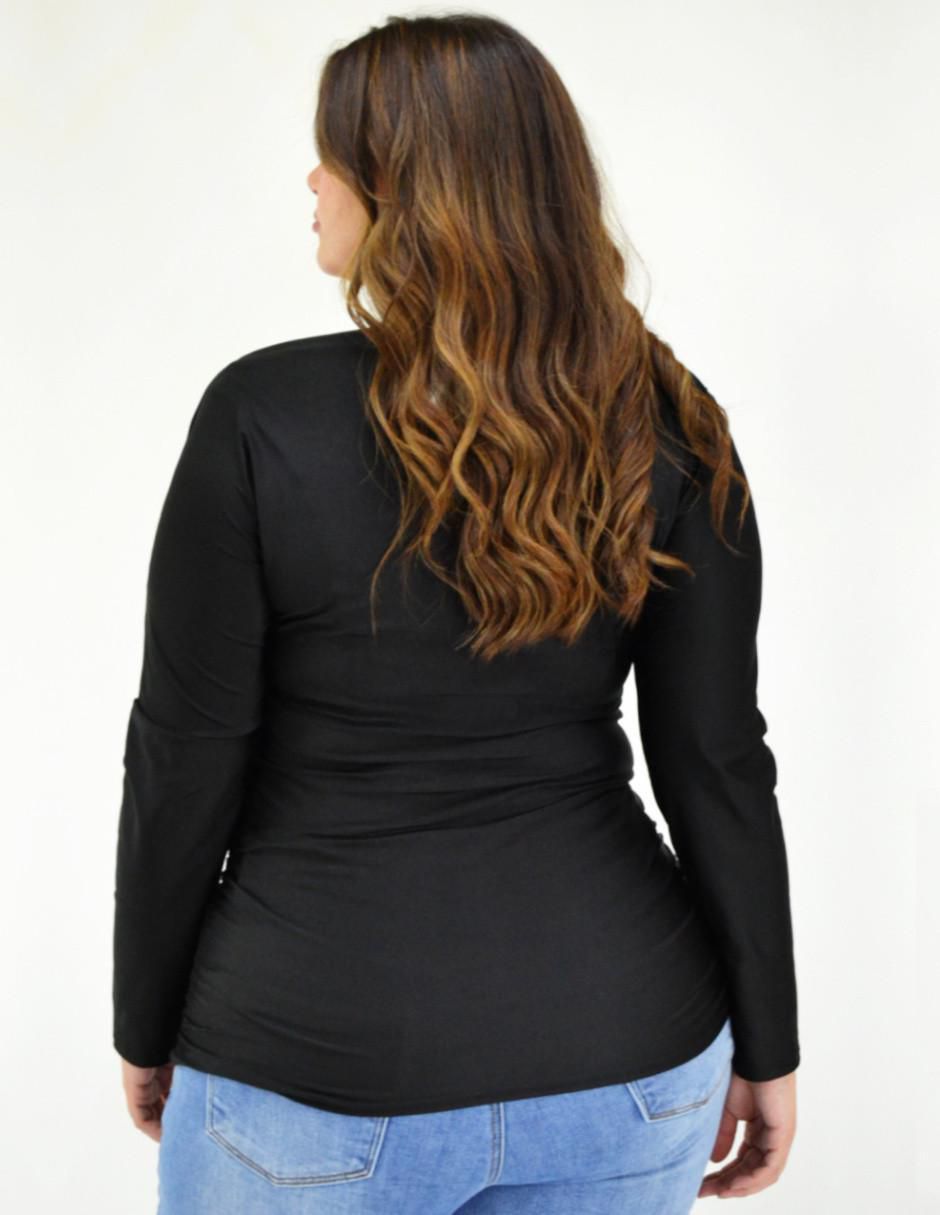 Blusa manga larga para mujer 3