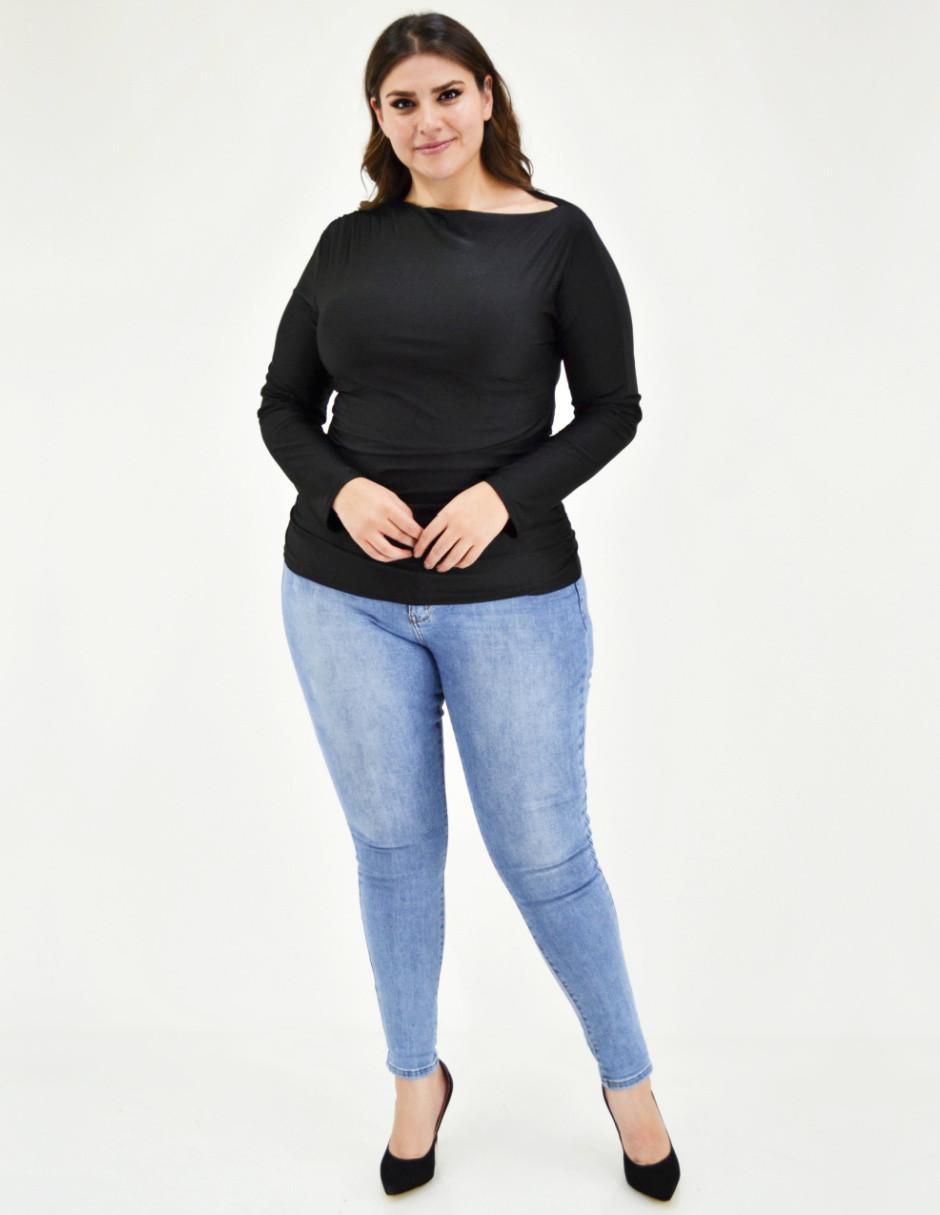 Blusa manga larga para mujer 6