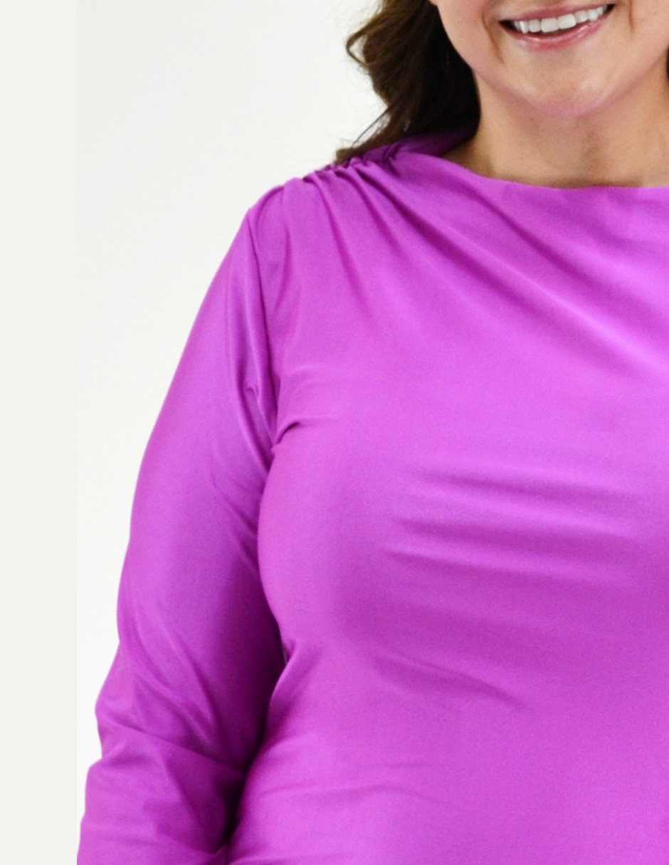 Blusa manga larga para mujer 4