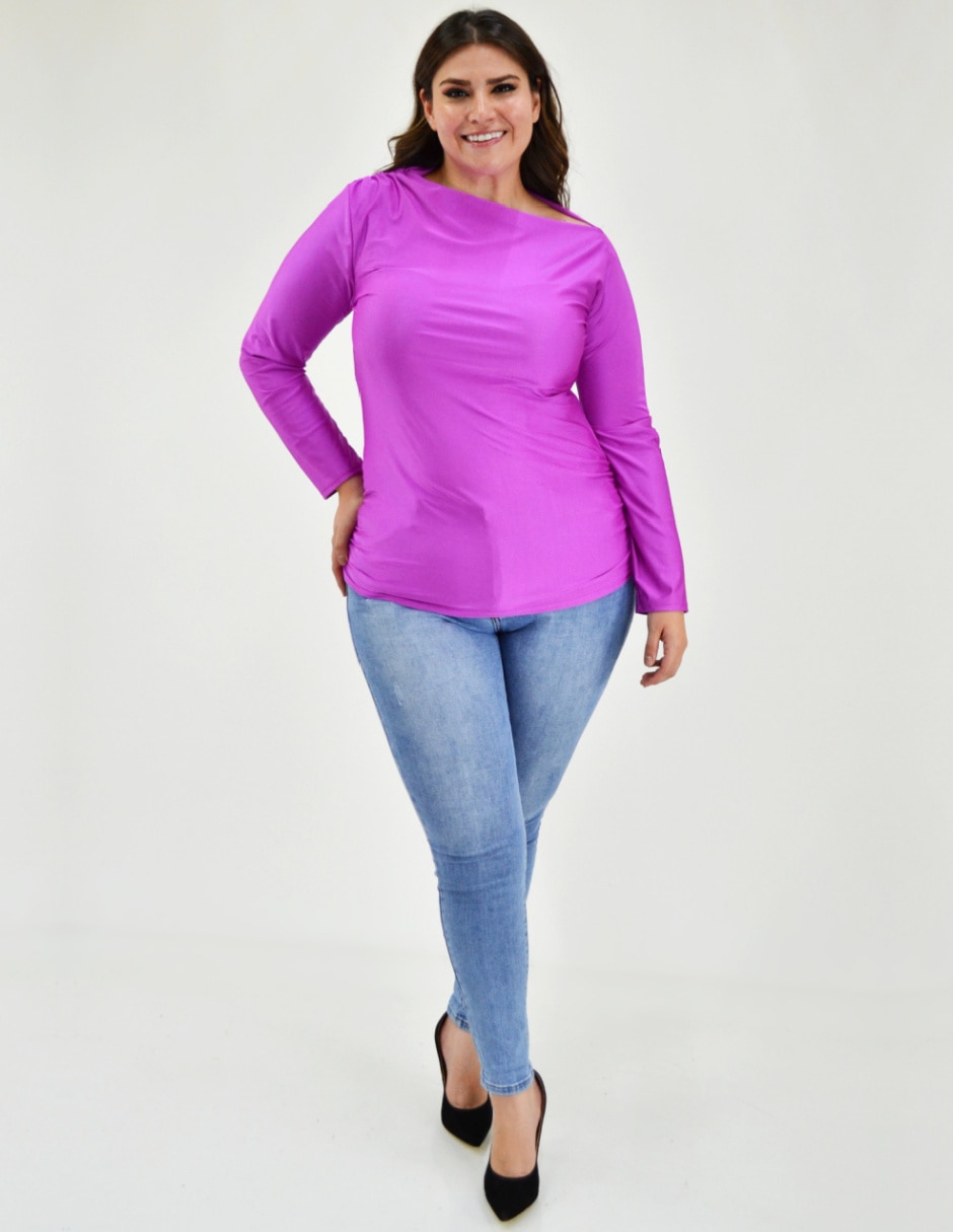 Blusa manga larga para mujer 5