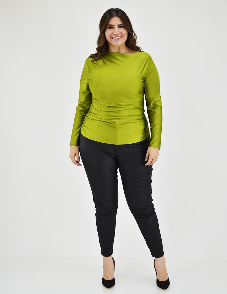 Blusa manga larga para mujer 6