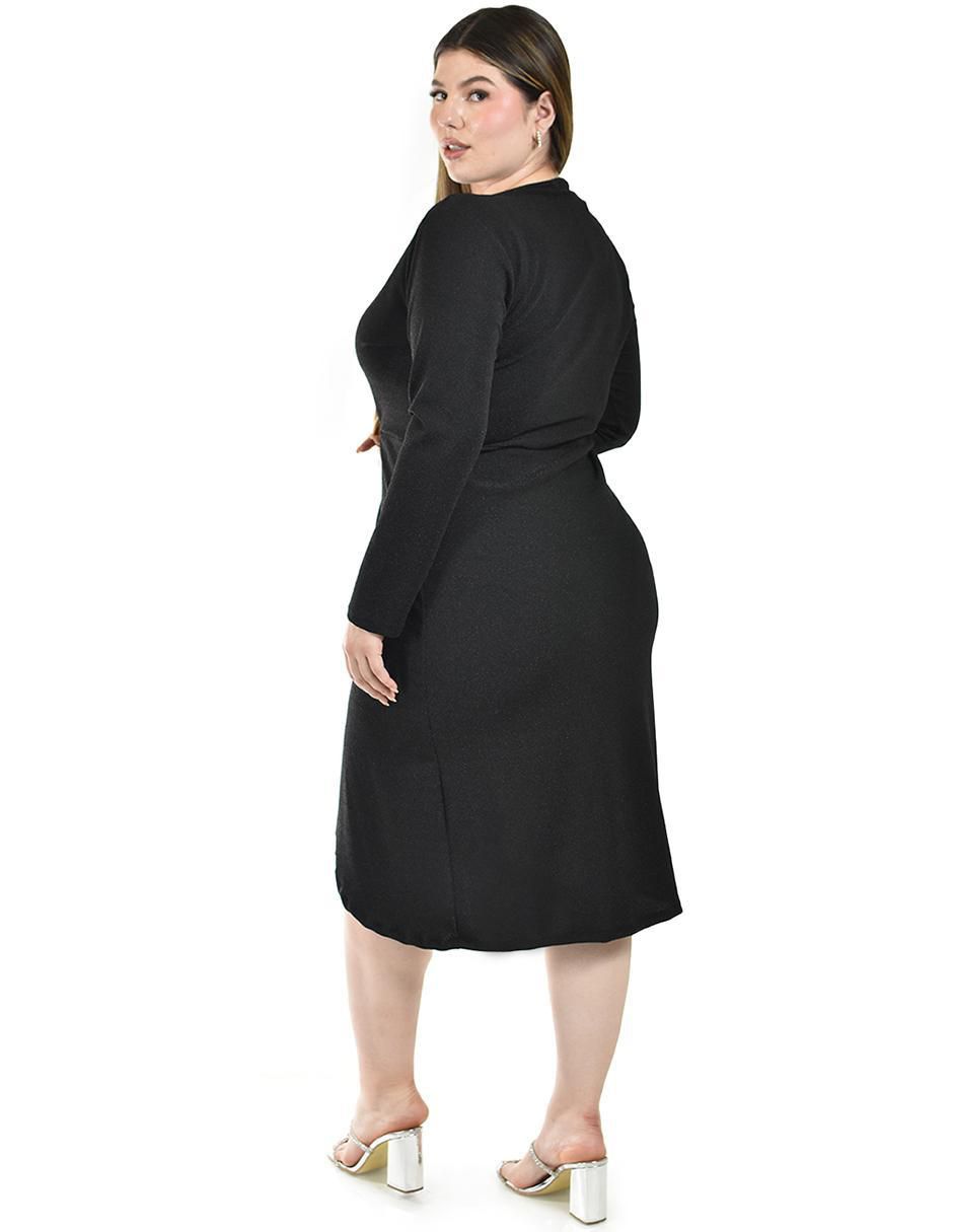 Vestido a la rodilla fiesta para mujer 4