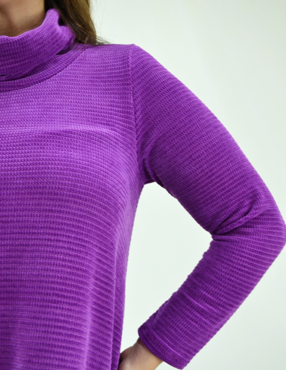 Suéter cuello alto para mujer 4