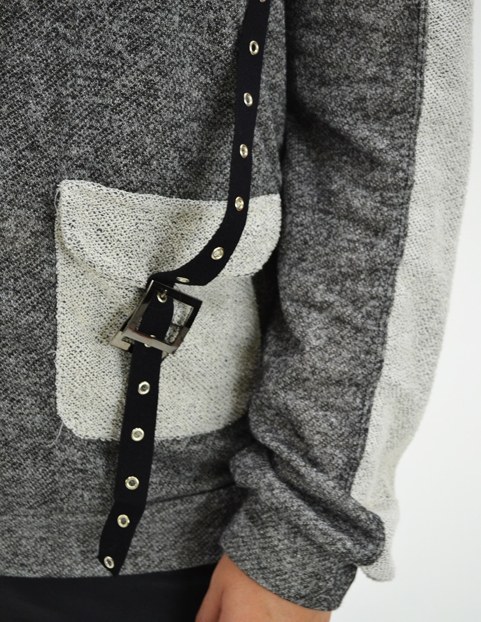 Sudadera con bolsillos para mujer 4