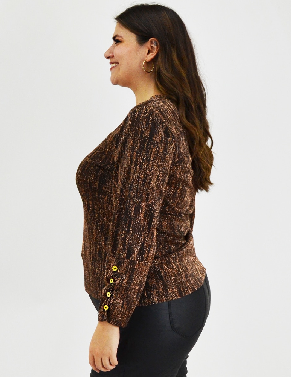 Blusa manga larga para mujer 2